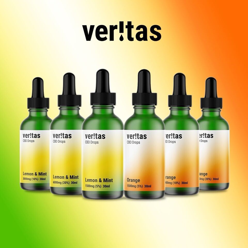 1500mg-6000mg Veritas CBD Oil 30ml | Sleep Aid, Anxiety Relief & Muscle Recovery